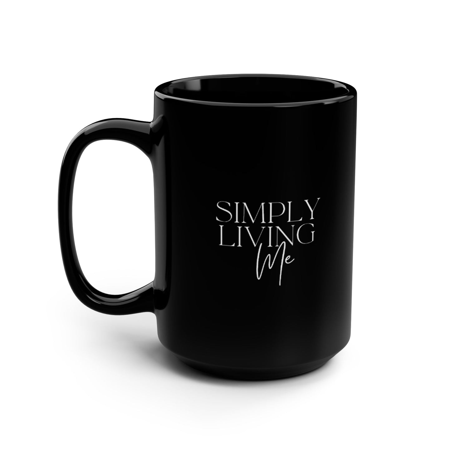 Simply living me signature mug black