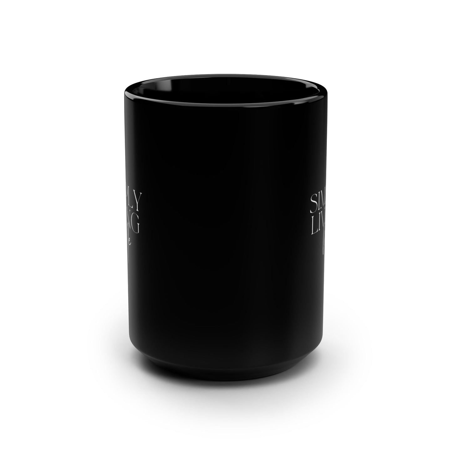 Simply living me signature mug black