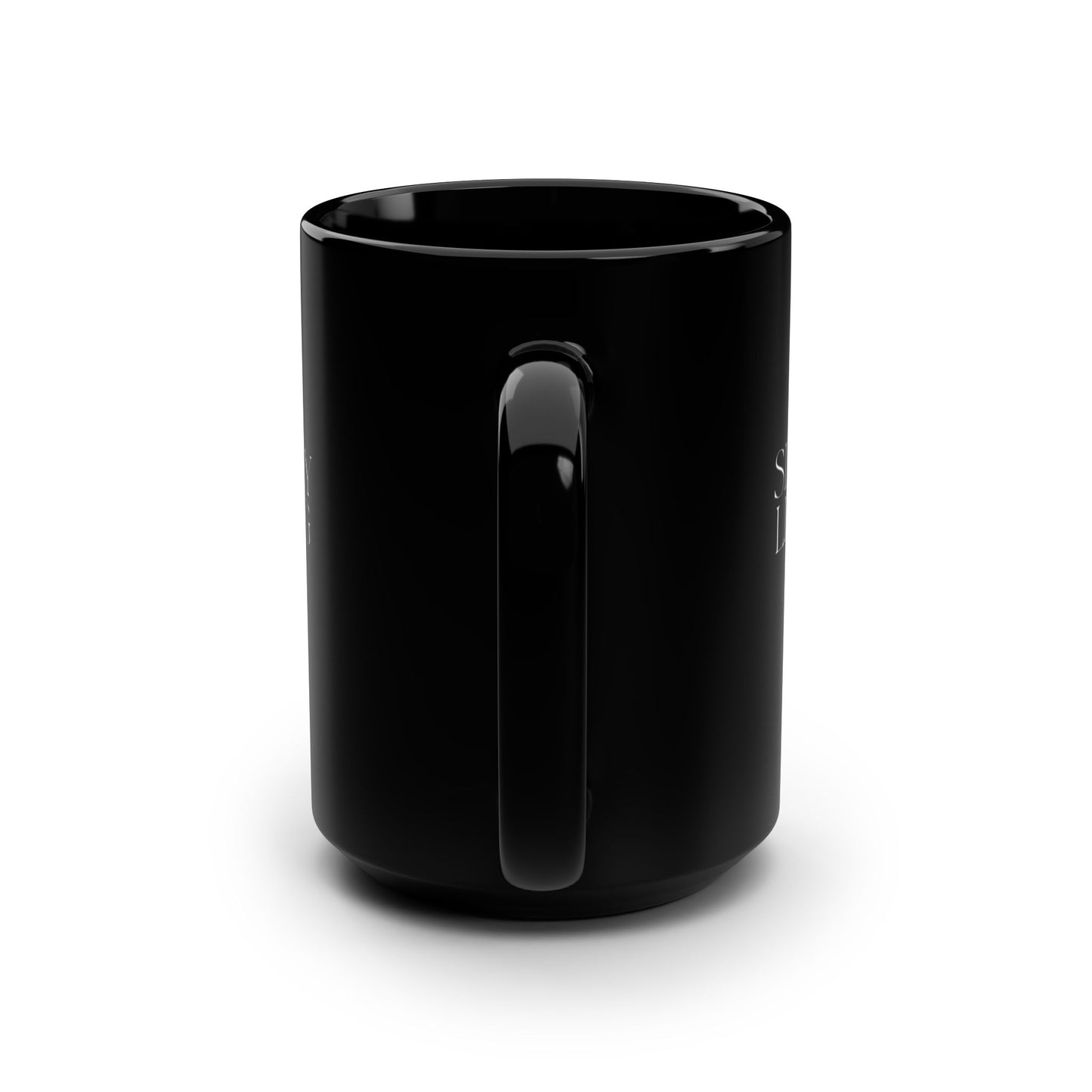 Simply living me signature mug black