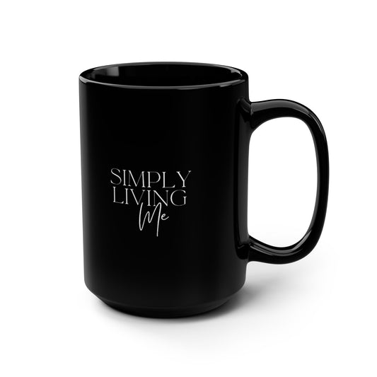 Simply living me signature mug black